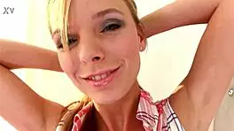 Pristine Edge features a skinny petite girl in intense POV performances.