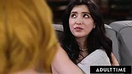 Lauren Phillips' Emotional Lesbian Threesome with Stepmom and Bully