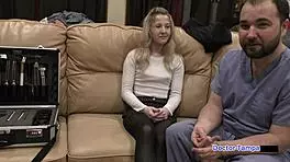 Dr. Tampa Conducts Stacy Shepard's First Gyno Exam