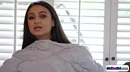 Busty Stepmom Joins Stepteen 18+ and Her Girlfriend