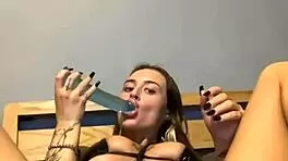 Horny Goth Teen 18+ Engages In Solo Masturbation With Her Big Ass.