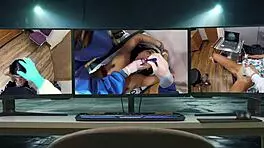 dr tampa checks out zombae's petite frame in her first gyno exam