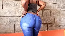 Super thick young 18+ BBW Jennifer Bumbum craves hard fucking with big ass, hardcore, black, ass