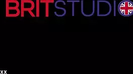 British blonde student teases with smoky hot uniform play