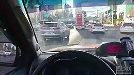 I gived road head to his big cock on las vegas boulevard, so wet!