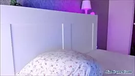 Watch this young girl masturbate on webcam with great skill.