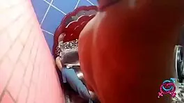 Skinny Teen Latina Bent Over For Family Anal