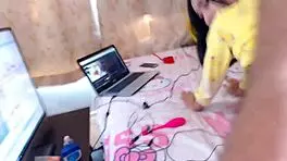 Bruno BBC meets K-pop Korean beauty in wild encounter