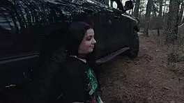 Submissive Girl Licks Ass and Drinks Piss at Roadside Picnic Before Rough Face Fucking
