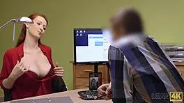 Big-Breasted Czech Woman Trades Vagina for Cash in Loan4K Casting