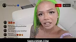 Smallsis4k - Lucky Stepbrother Loves Naked Stepsister Paisley Paige