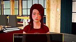 my new family with redhead and brunette in homemade game