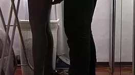 Hey, check out this MILF in pantyhose getting touched and fucked 😏