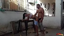 后院操保姆粗暴肛交