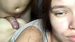 I fucked an 18 year old beauty behind the garages and then on the bed