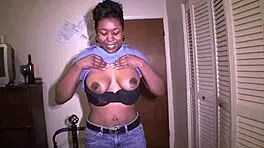 hot 18-year-old teases two monster cocks with wet blowjob