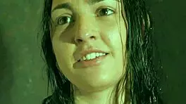 glamorous teen rides big black cock in the shower