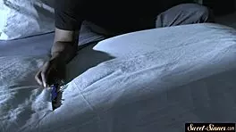 glamorous teen rides big black cock in the shower