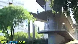 Real Latina Teen Sucks Monster Cock In High Definition