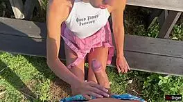 Hey girl, thought you could sneak in? Now take this pounding!