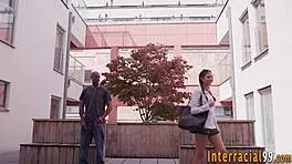 Teen Rides Bbc And Gapes Wide!