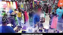 i saw the skinny blonde teen shoplifter get fuccked by the mall cop.