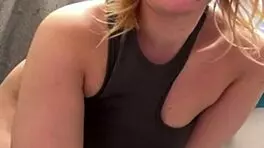 i finger my pussy in public, feeling so hot