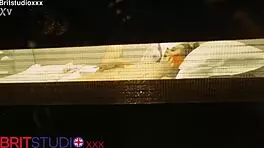 You watch your curvy neighbour fingering herself