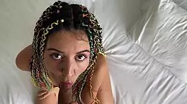 Rastafarian Girl Smokes Magic Cigarette and Craves Anal Sex 😈