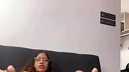 horny petite teen 18+ indulges in solo play for pleasure