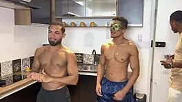 corno invited 2 buddies to bang his wife on their honeymoon in a steamy uncensored session.