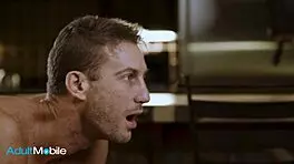 Awkward hottie uses tight body for massage 😏