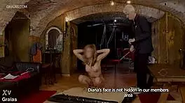 Poor Brunette Amateur Babe Whipped On Pussy