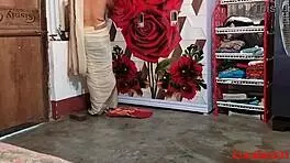 Feeling the intense passion as the wife bends over for hardcore assfucking at home