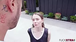 Petite player sia wood dreams of becoming part of skools basketball team, but what if she gets fucked?