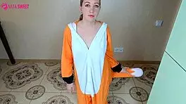 Nata Sweet Begs for Cum in Mouth, Sperm Dripping on Tongue in POV Blowjob