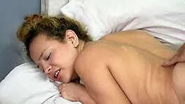 i'm fuckin bony's tight pussy as apu, doggystyle after blowjob.