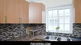 Petite teen punished for breaking house rules