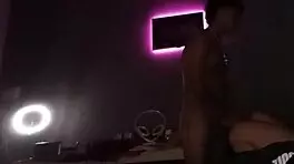 I left my stepsister alone and ended up fucking her hard.