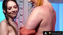 Lauren Phillips Rewards Lily Larimar With Erotic Massage And Cunilingus