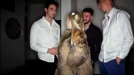 Little Tourist Tries Deepthroat with Three Spanish Prostitutes