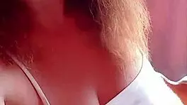 public tease and blowjob from hot stepmom with big tits brunette pov sex flashing cute teasing