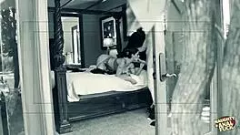 he slipped in, licked her pussy, then came on her face