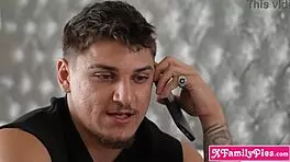 Milf Alex Coal guides stepbro to bang Arab stepsister Aria Valencia