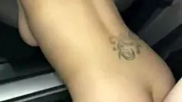 Streetwalker with pigtails gives head and gets fucked in public, then takes a load in her mouth