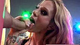 Sarah Jessie Takes Monster Cock In Throat With Big Boobs