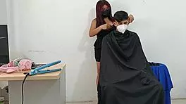 Hairdresser Enjoys Getting Kinky with Clients in Roleplay
