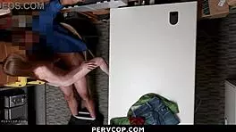 Ava Parker Gets Strip Searched In Security Office For Suspicious Activity - Pervcop