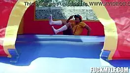 Ricky’s Carnival Adventure Turns Into Intense Wrestling With Bella, The Strongest Woman. Taboo Spanish Heat!