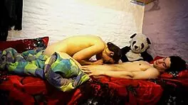 latina with big butt moans on monster cock